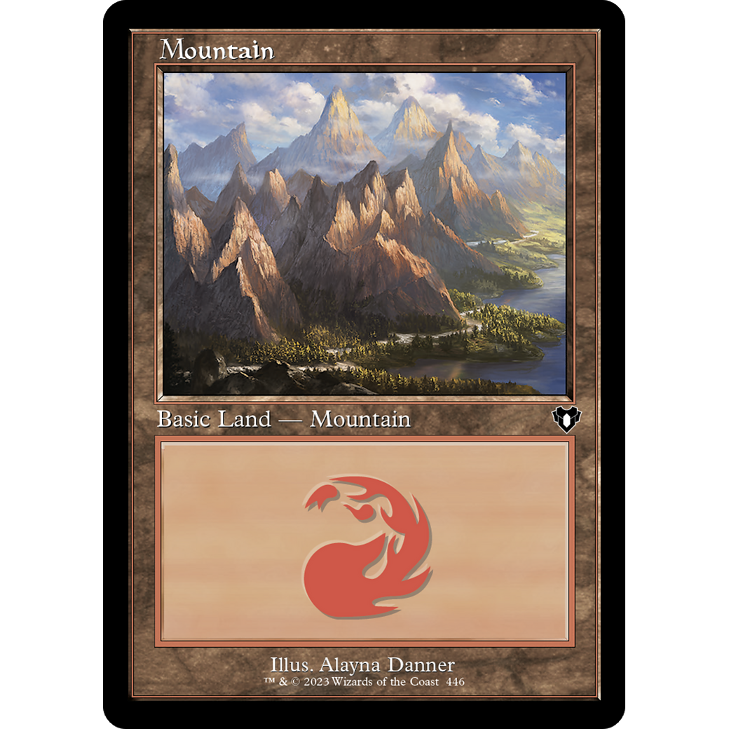 Mountain (CMM-446) - Commander Masters Foil