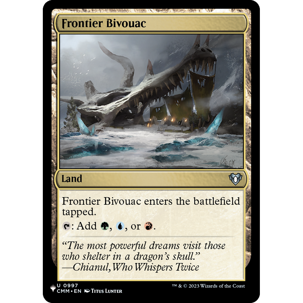 Frontier Bivouac (CMM) (LIST-997) - The List