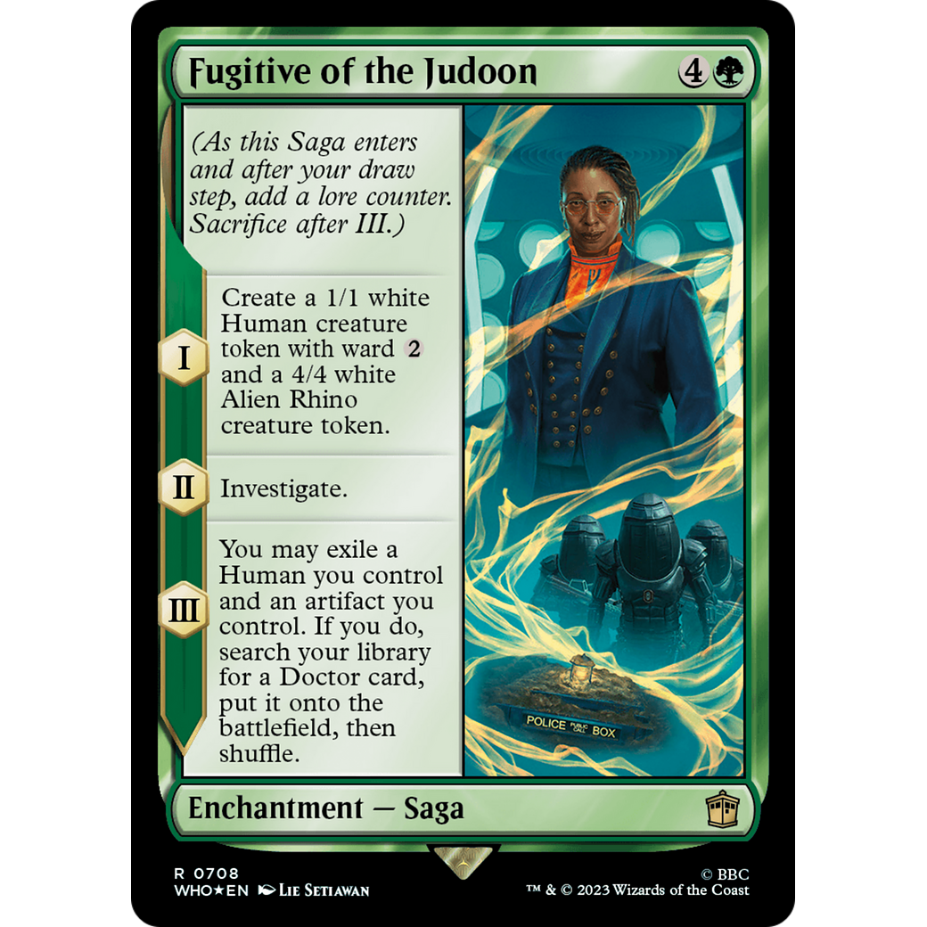 Fugitive of the Judoon (Surge Foil) (WHO-708) - Doctor Who Foil