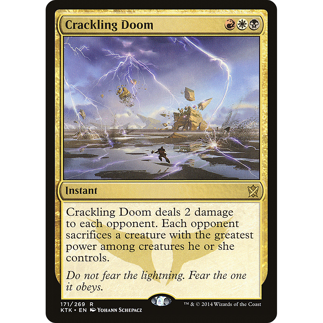 Crackling Doom (KTK-171) - Khans of Tarkir
