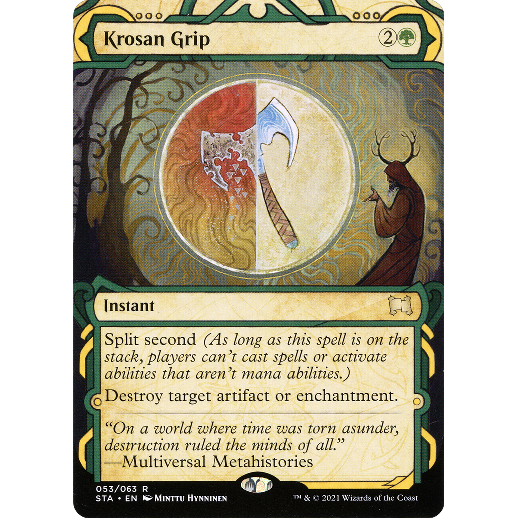 Krosan Grip (STA-053) - Strixhaven Mystical Archive: (Showcase) (Borderless)