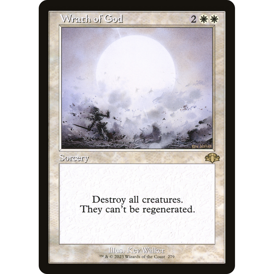 Wrath of God (Retro Frame) (DMR-279) - Dominaria Remastered Foil