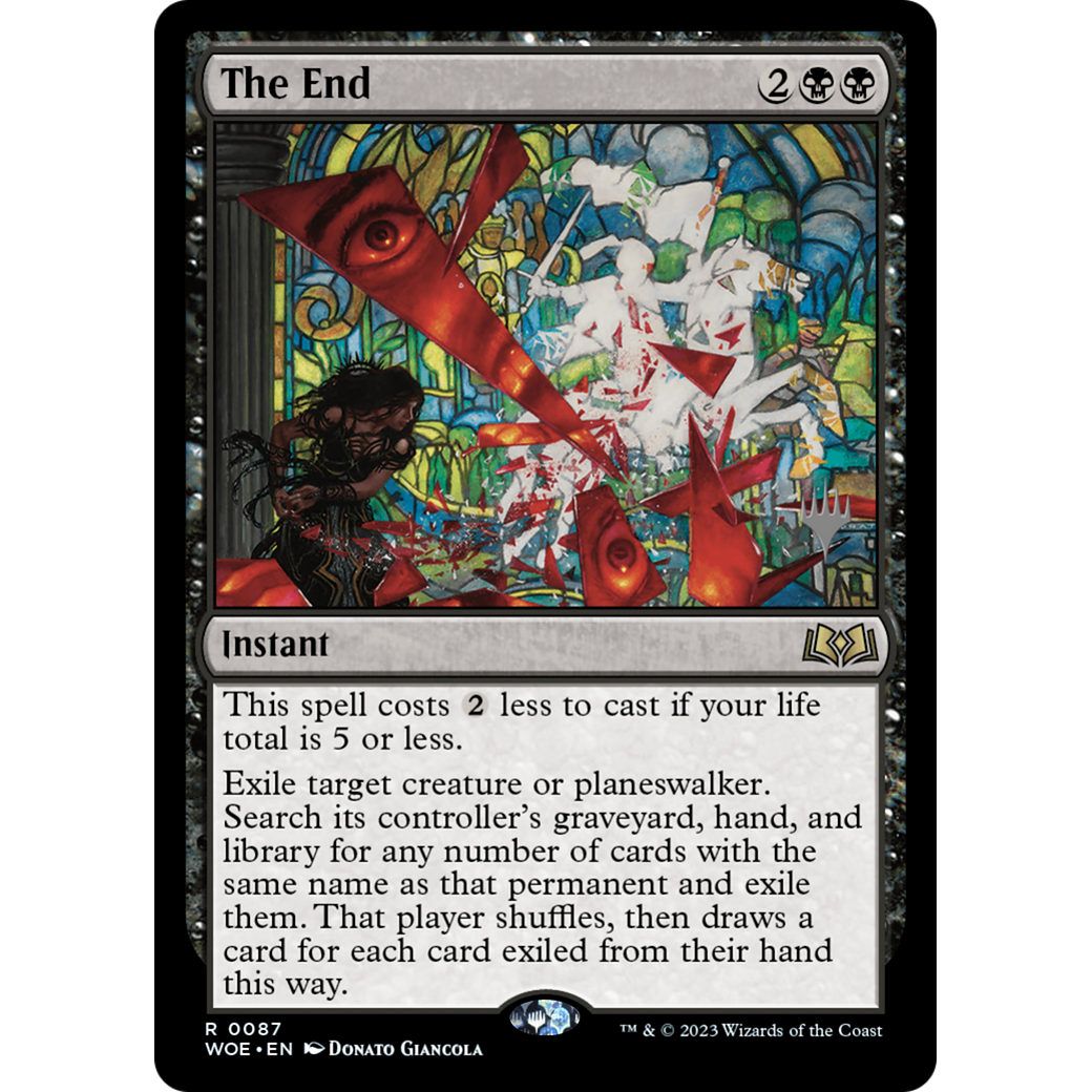 The End (PPWOE-87P) - Wilds of Eldraine Promos Foil