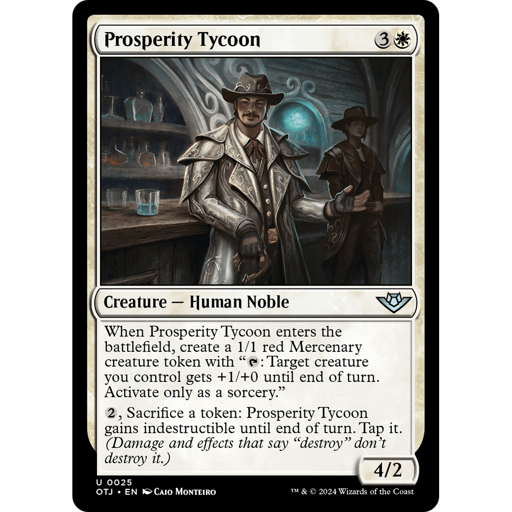 Prosperity Tycoon (OTJ-025) - Outlaws of Thunder Junction Foil