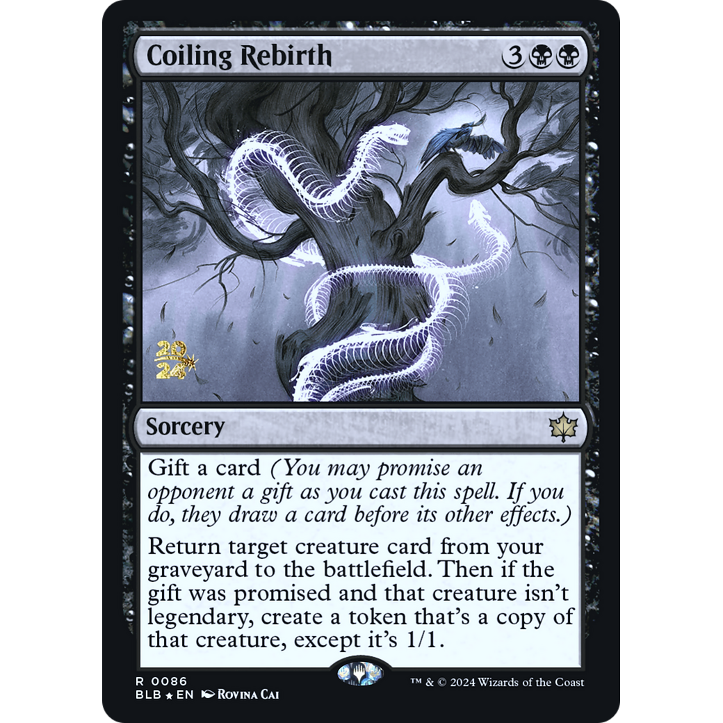 Coiling Rebirth (PRE-86S) - Bloomburrow Promos Foil