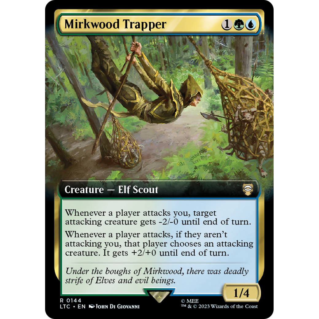 Mirkwood Trapper (Extended Art) (LTC-144) - Tales of Middle-earth Commander: (Extended Art) Foil