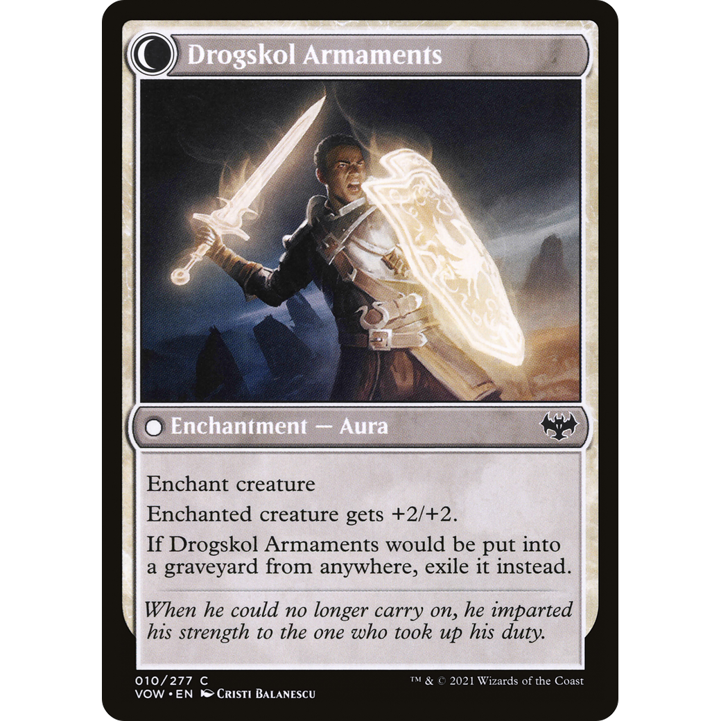 Drogskol Infantry (VOW-010) - Innistrad: Crimson Vow: (Double Faced Transform)