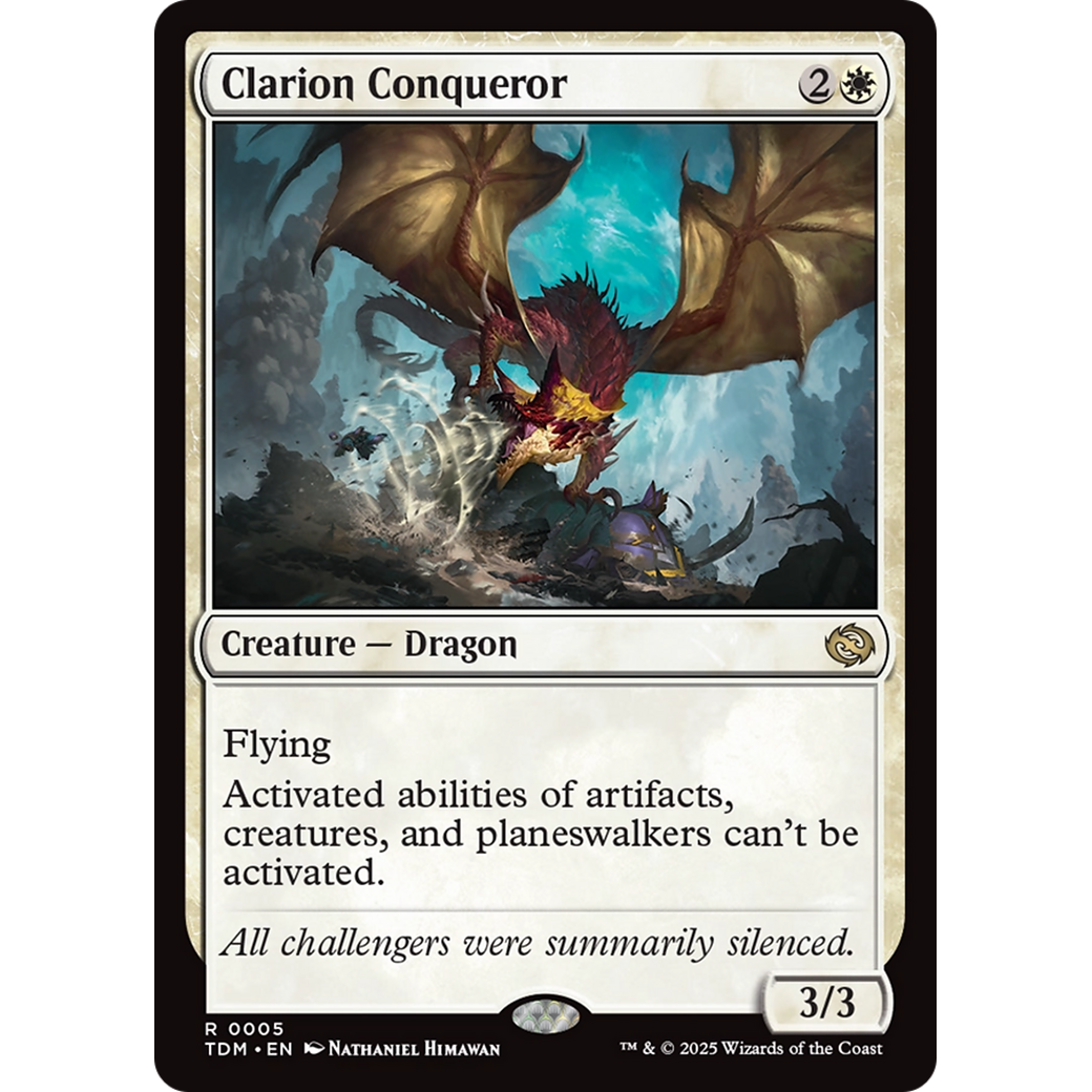 Clarion Conqueror (TDM-005) - Tarkir: Dragonstorm Foil
