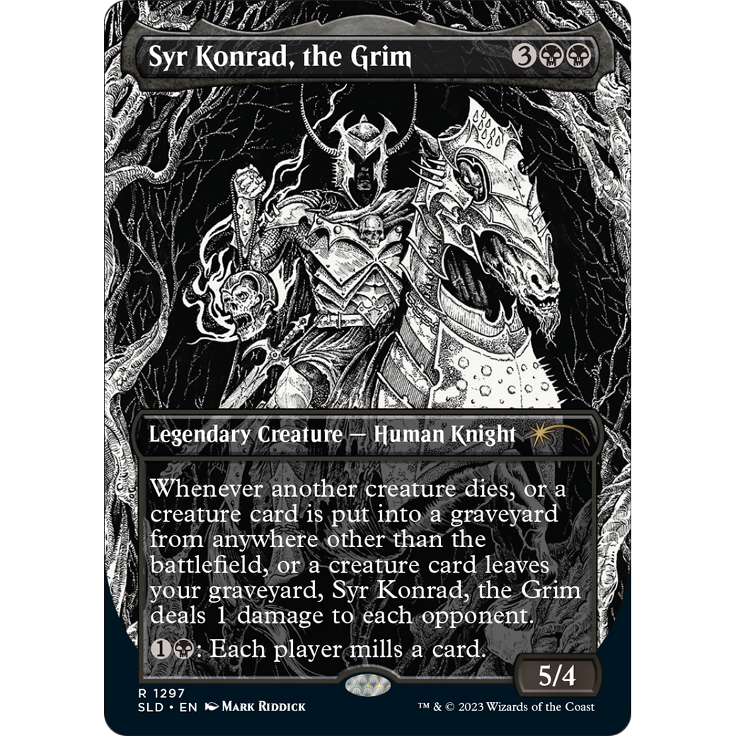 Syr Konrad, the Grim (SLD-1297) - Secret Lair Drop (Borderless)