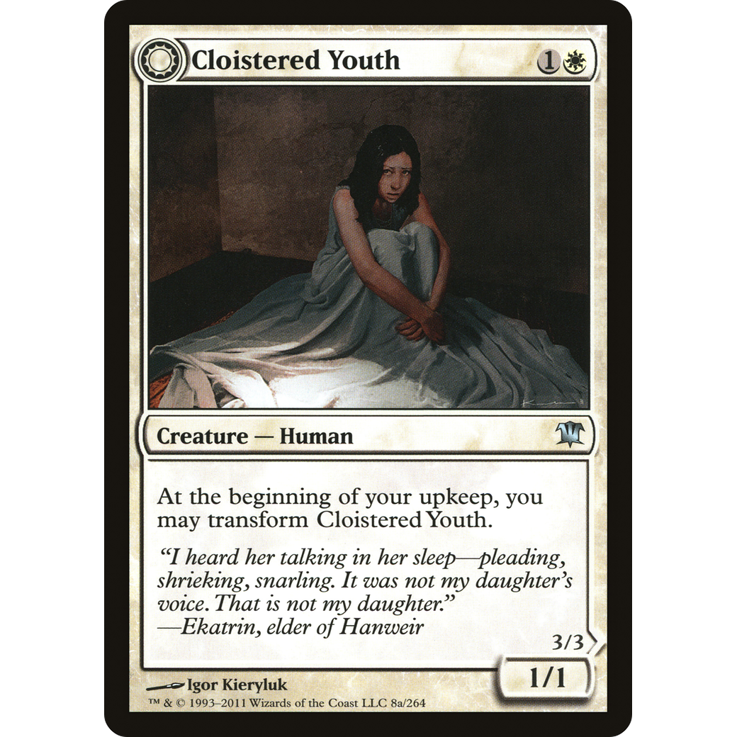 Cloistered Youth (ISD-008) - Innistrad: (Double Faced Transform)