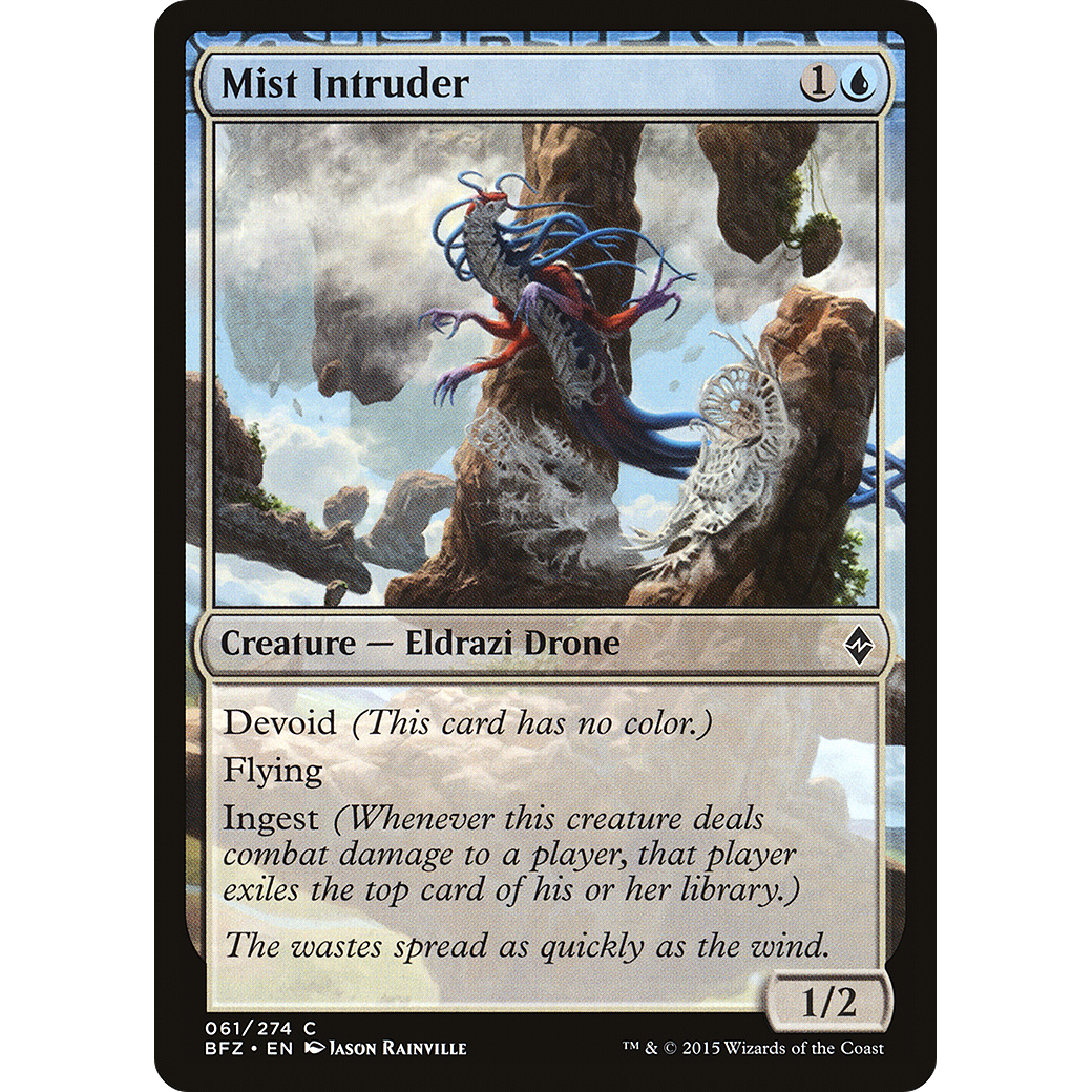 Mist Intruder (BFZ-061) - Battle for Zendikar: (devoid)