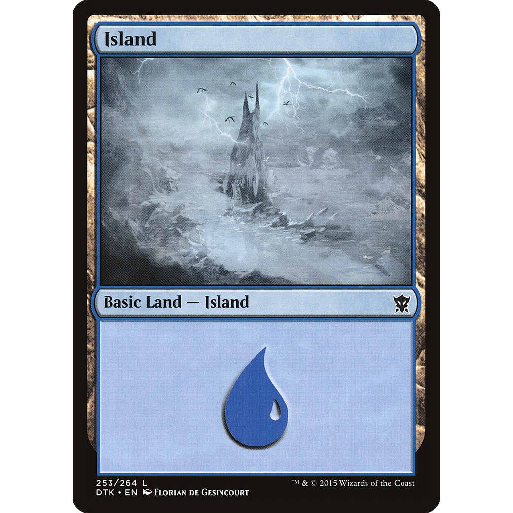 Island (253) (DTK-253) - Dragons of Tarkir