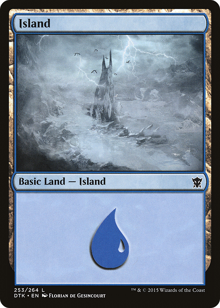 Island (253) (DTK-253) - Dragons of Tarkir