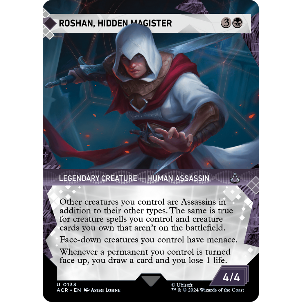 Roshan, Hidden Magister (Showcase) (ACR-133) - Assassin's Creed: (Showcase) (Borderless) Foil