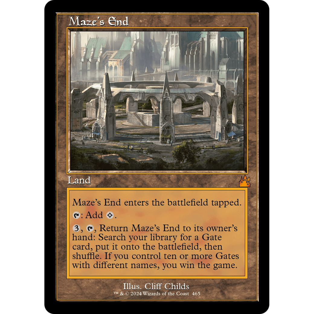 Maze's End (RVR-465) - Ravnica Remastered