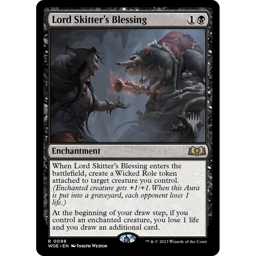 Lord Skitter's Blessing (PPWOE-98P) - Wilds of Eldraine Promos
