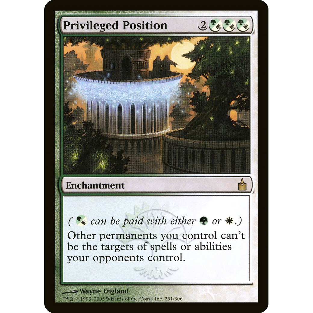 Privileged Position (RAV-251) - Ravnica: City of Guilds Foil