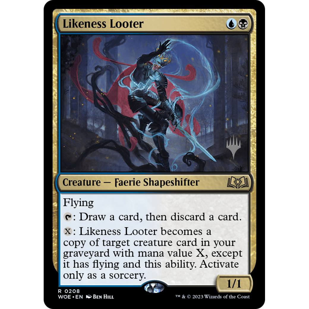 Likeness Looter (PPWOE-208P) - Wilds of Eldraine Promos Foil
