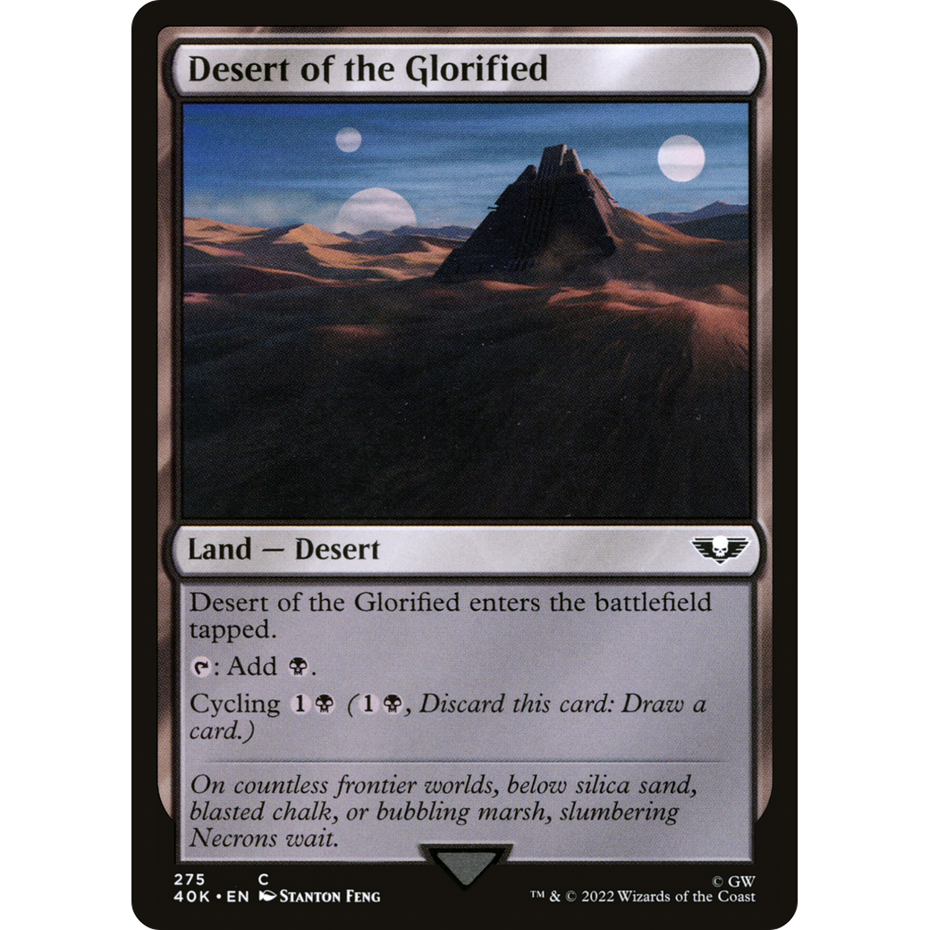 Desert of the Glorified (40K-275) - Warhammer 40,000 Commander