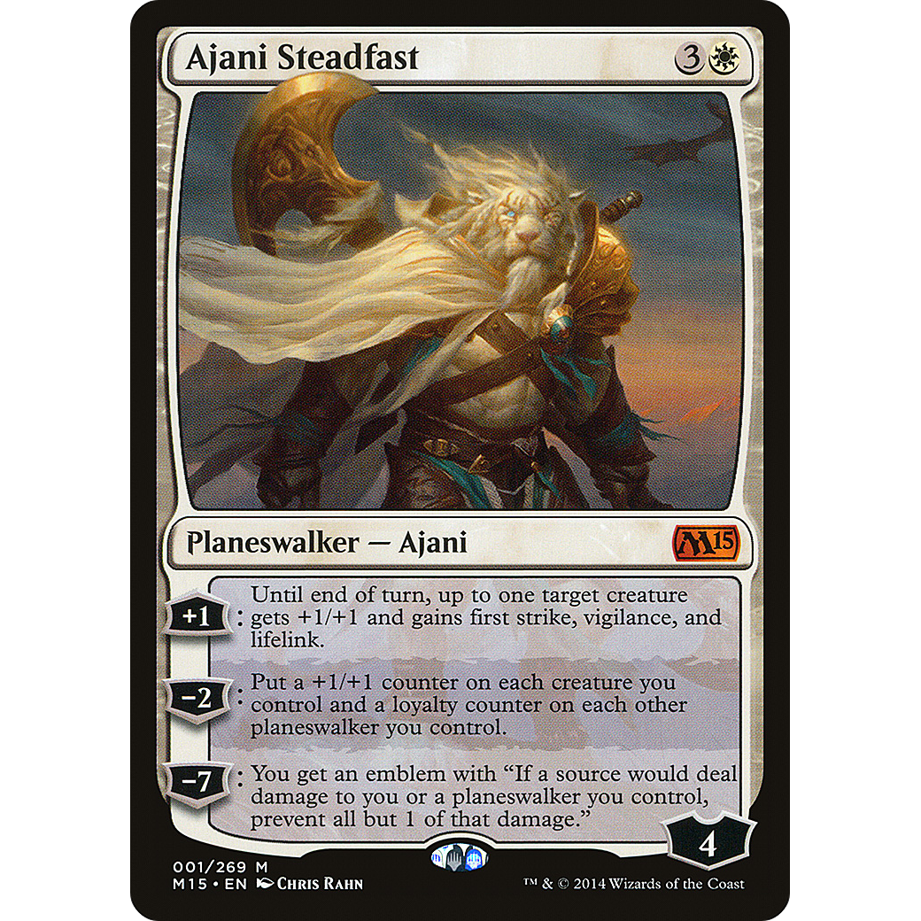 Ajani Steadfast (M15-001) - Magic 2015