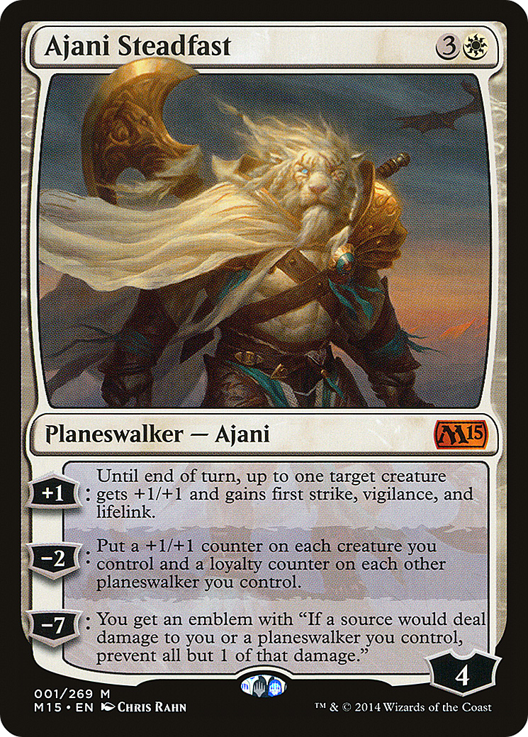 Ajani Steadfast (M15-001) - Magic 2015 Foil