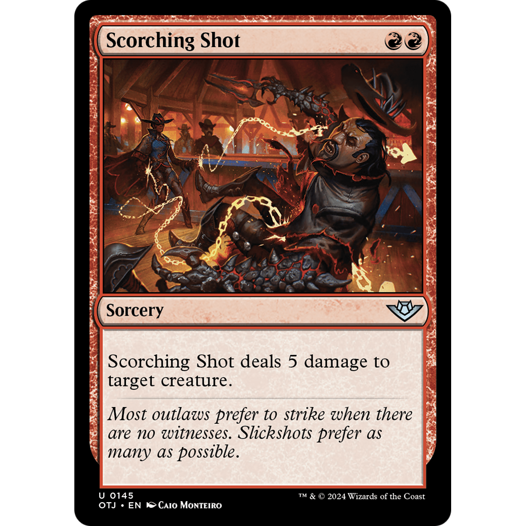 Scorching Shot (OTJ-145) - Outlaws of Thunder Junction
