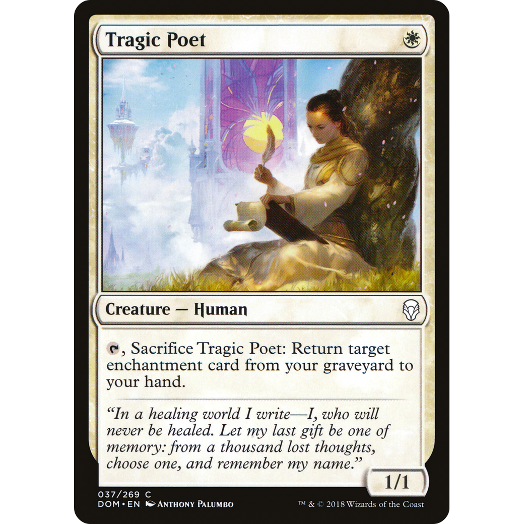 Tragic Poet (DOM-037) - Dominaria Foil