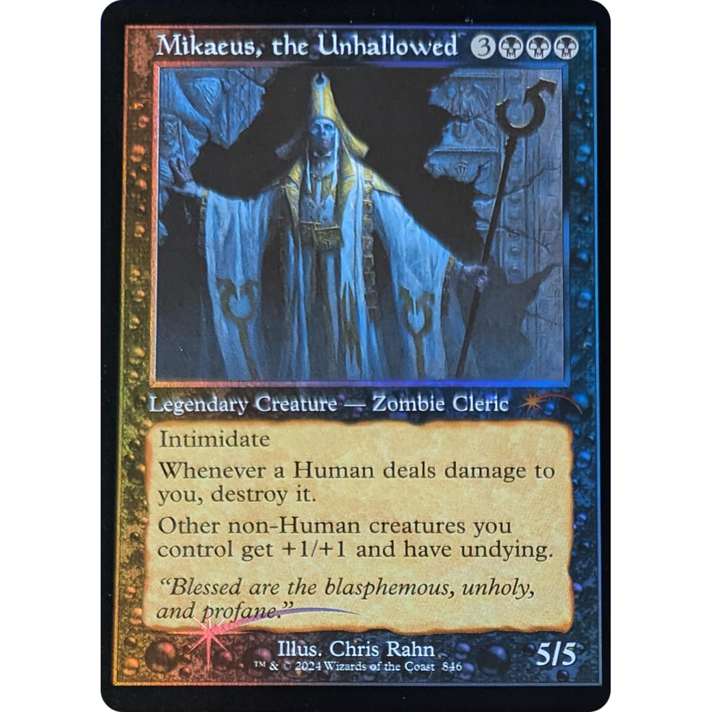 Mikaeus, the Unhallowed (Retro Frame) (SLD-846) - Secret Lair Drop Foil