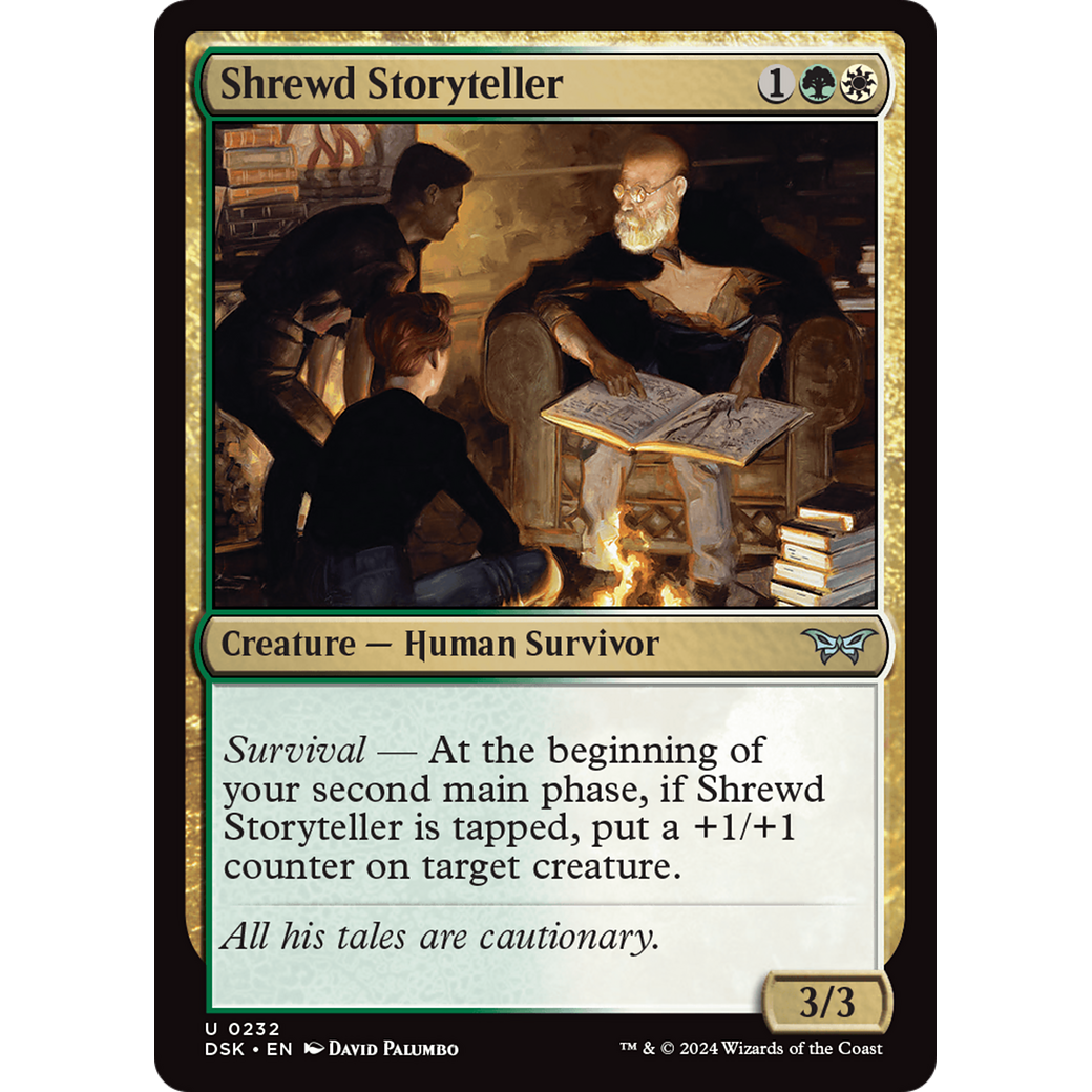 Shrewd Storyteller (DSK-232) - Duskmourn: House of Horror Foil