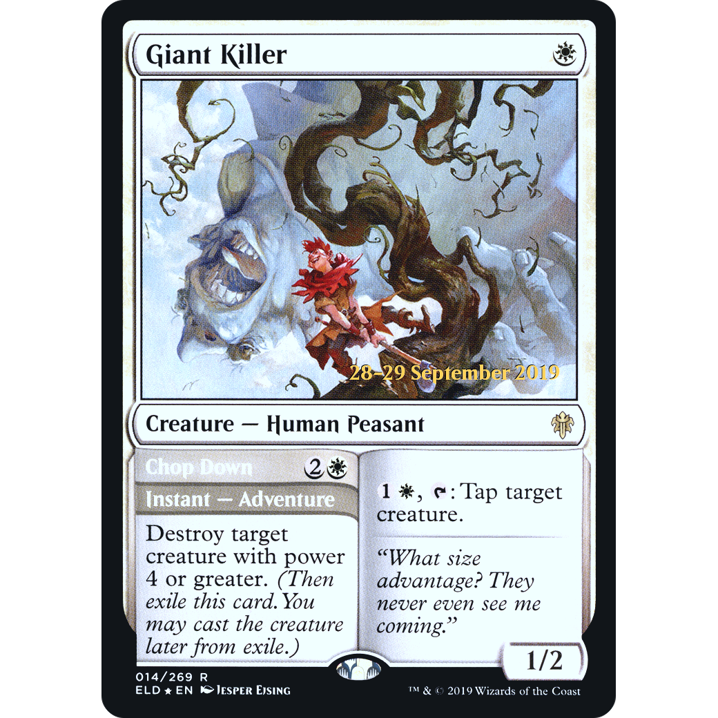 Giant Killer (PRE-014) - Throne of Eldraine Promos Foil