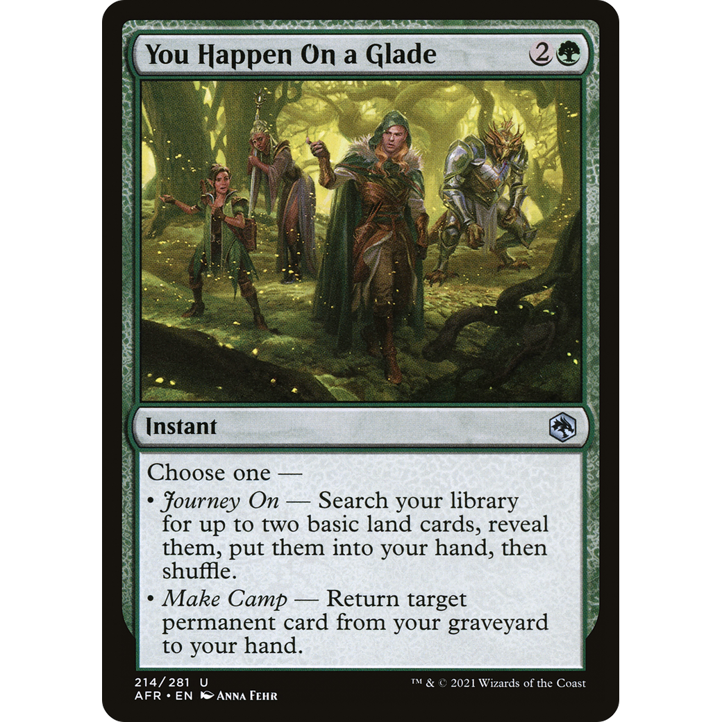 You Happen On a Glade (AFR-214) - Adventures in the Forgotten Realms