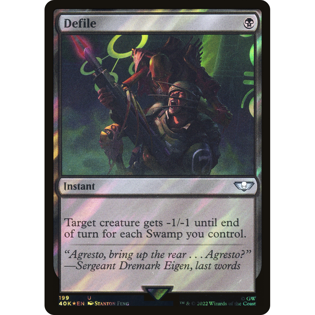 Defile (40K-199) - Warhammer 40,000 Commander Foil