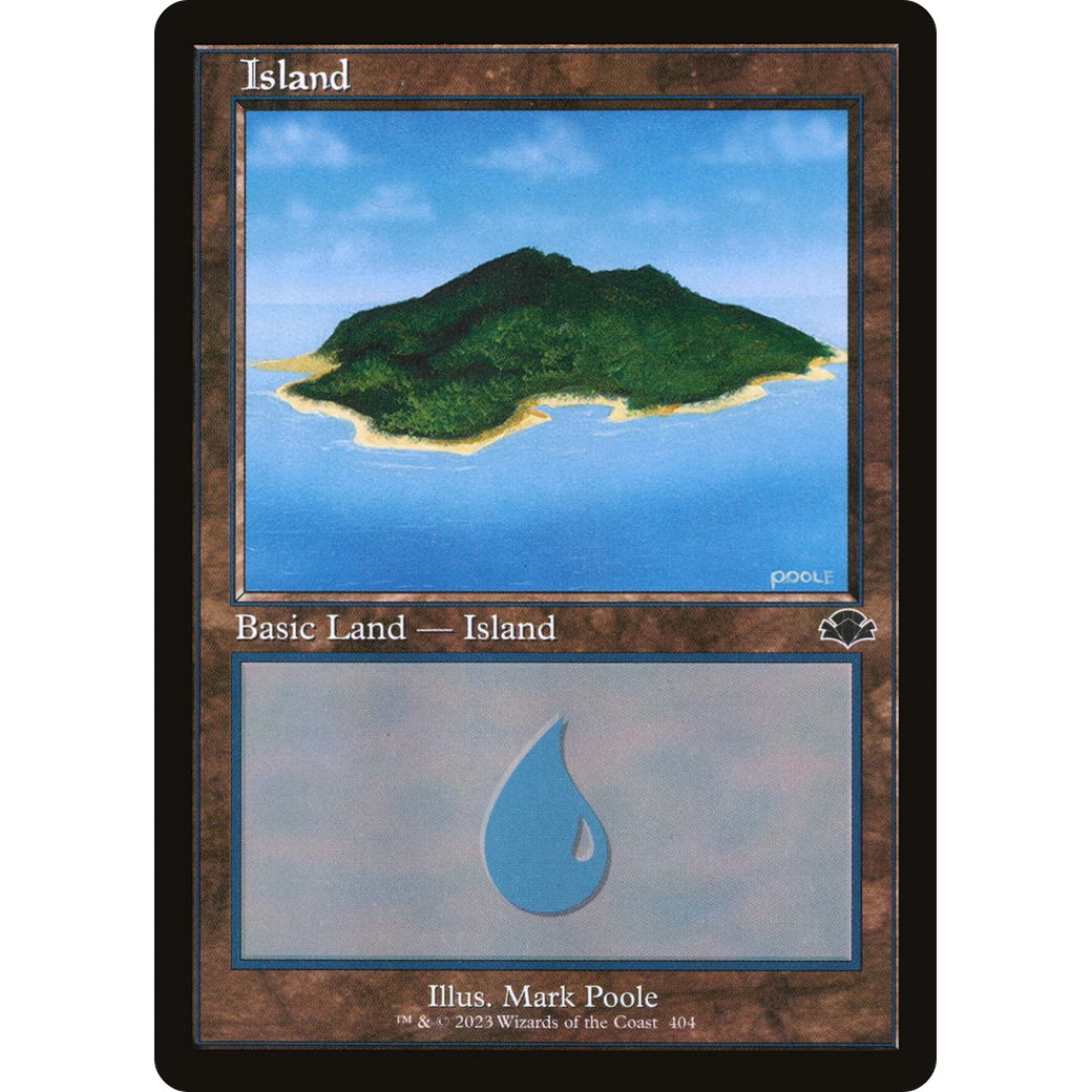 Island (404) (Retro Frame) (DMR-404) - Dominaria Remastered Foil