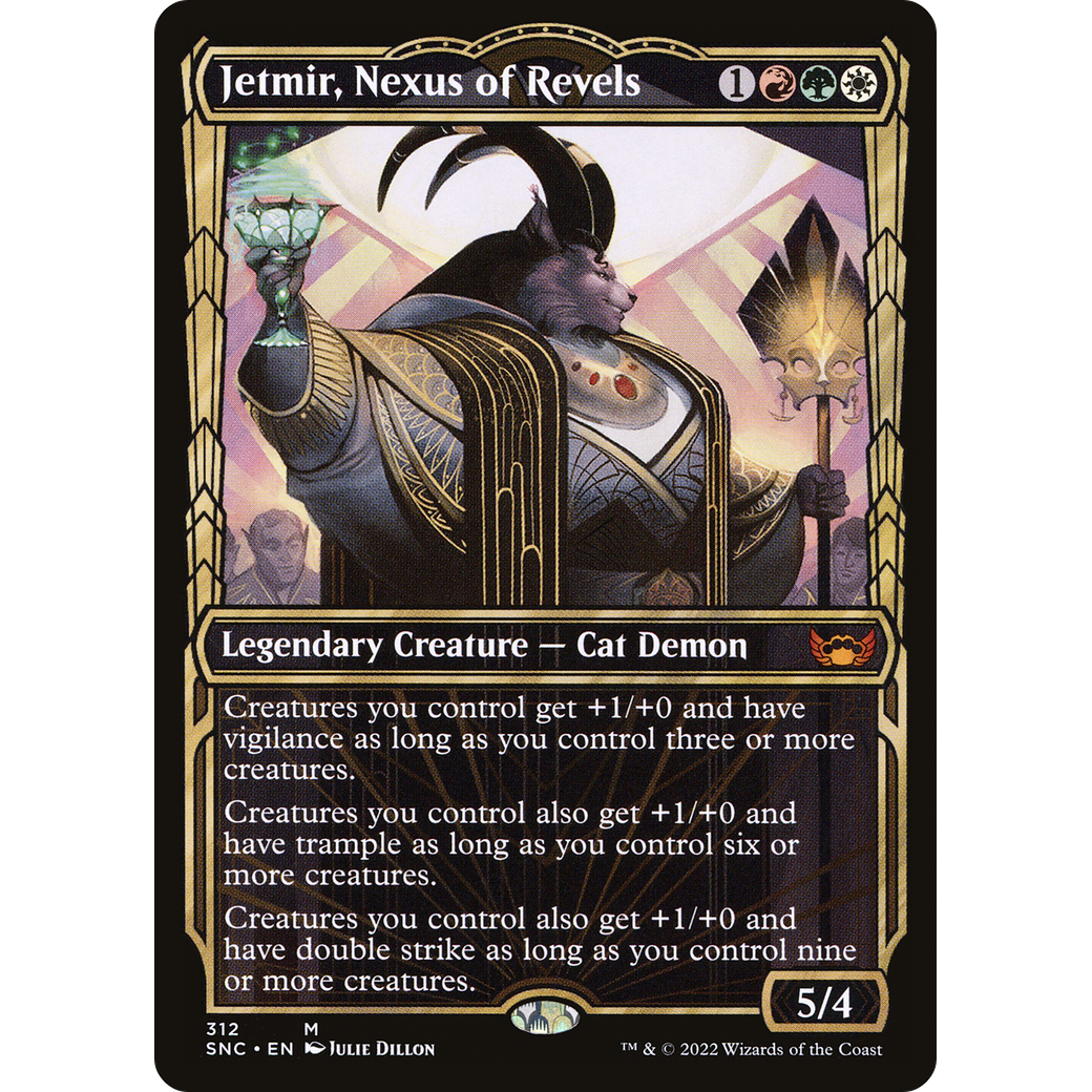 Jetmir, Nexus of Revels (Showcase) (SNC-312) - Streets of New Capenna: (Showcase) Foil