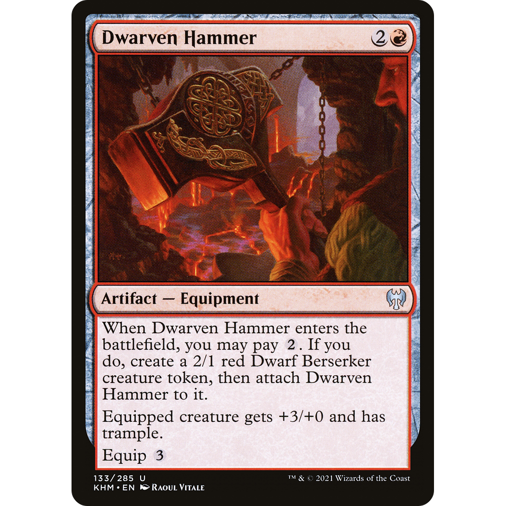 Dwarven Hammer (KHM-133) - Kaldheim Foil