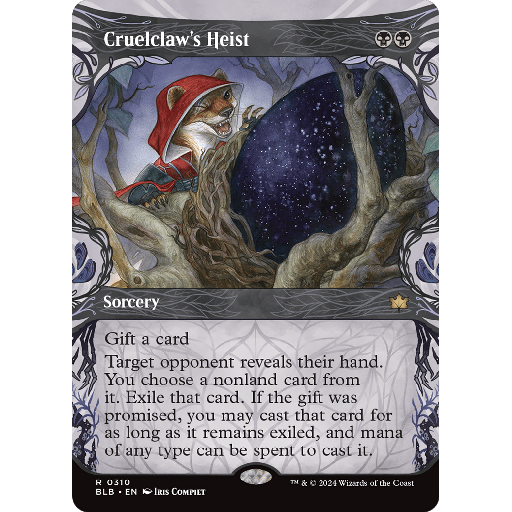 Cruelclaw's Heist (BLB-310) - Bloomburrow: (Showcase) (Borderless) Foil