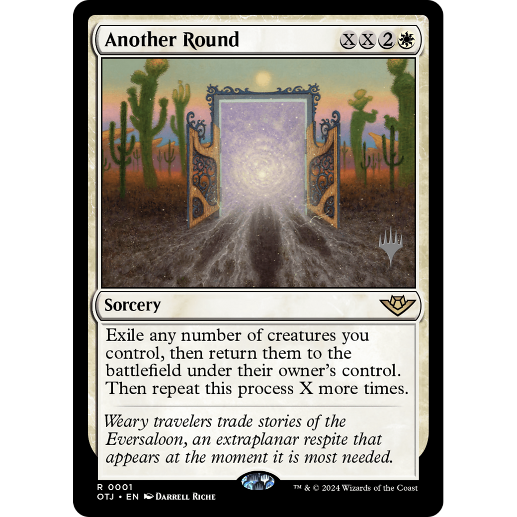 Another Round (PPOTJ-01P) - Outlaws of Thunder Junction Promos Foil