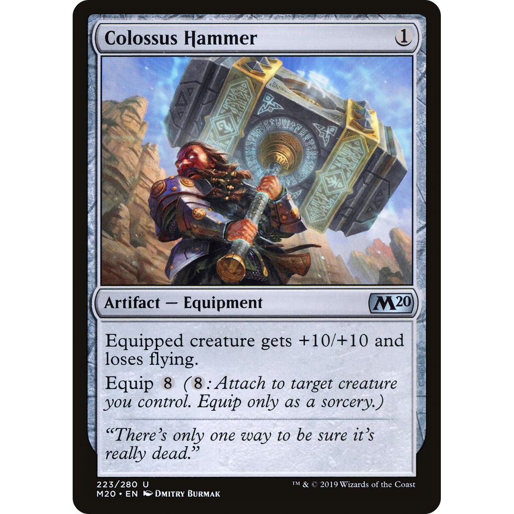 Colossus Hammer (M20-223) - Core Set 2020 Foil