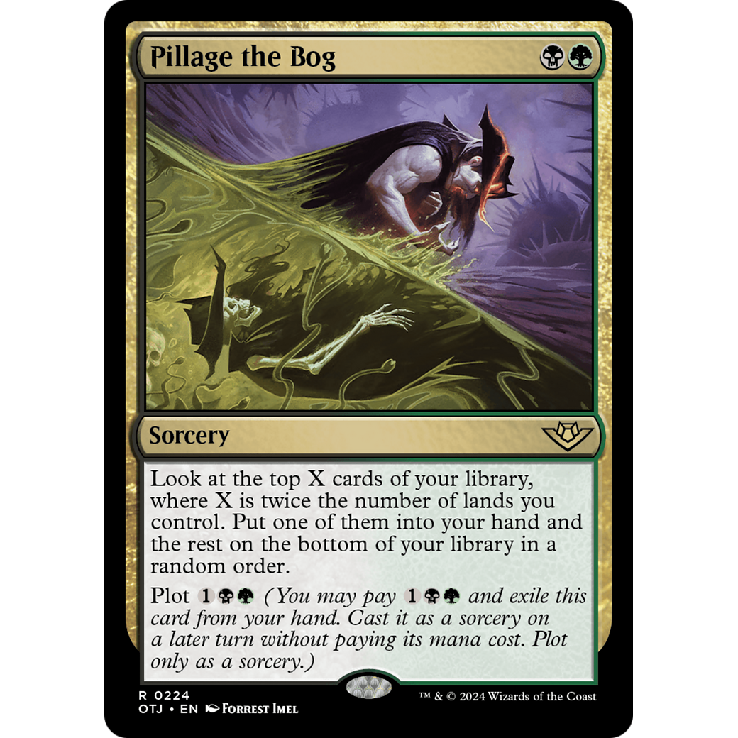 Pillage the Bog (OTJ-224) - Outlaws of Thunder Junction Foil