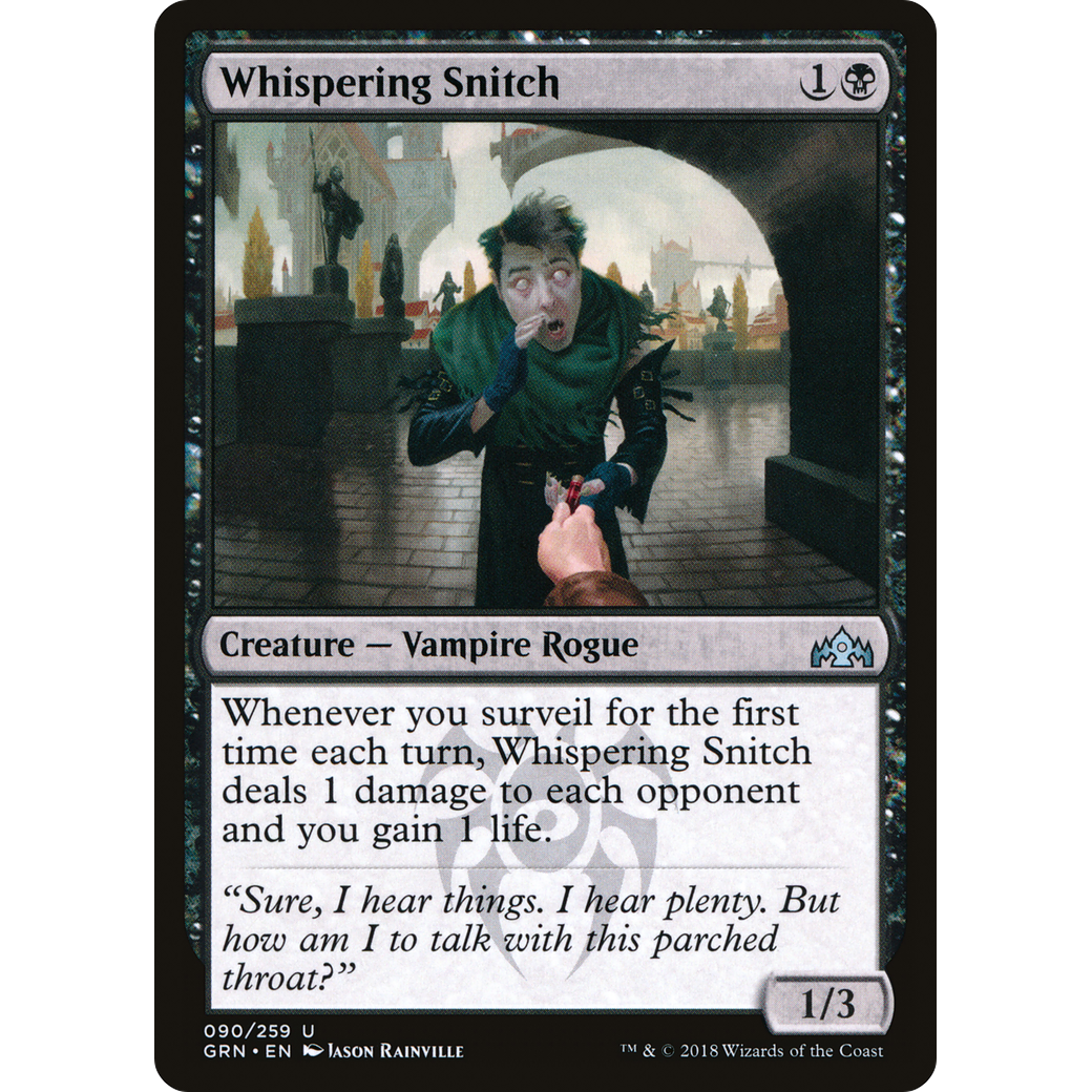 Whispering Snitch (GRN-090) - Guilds of Ravnica
