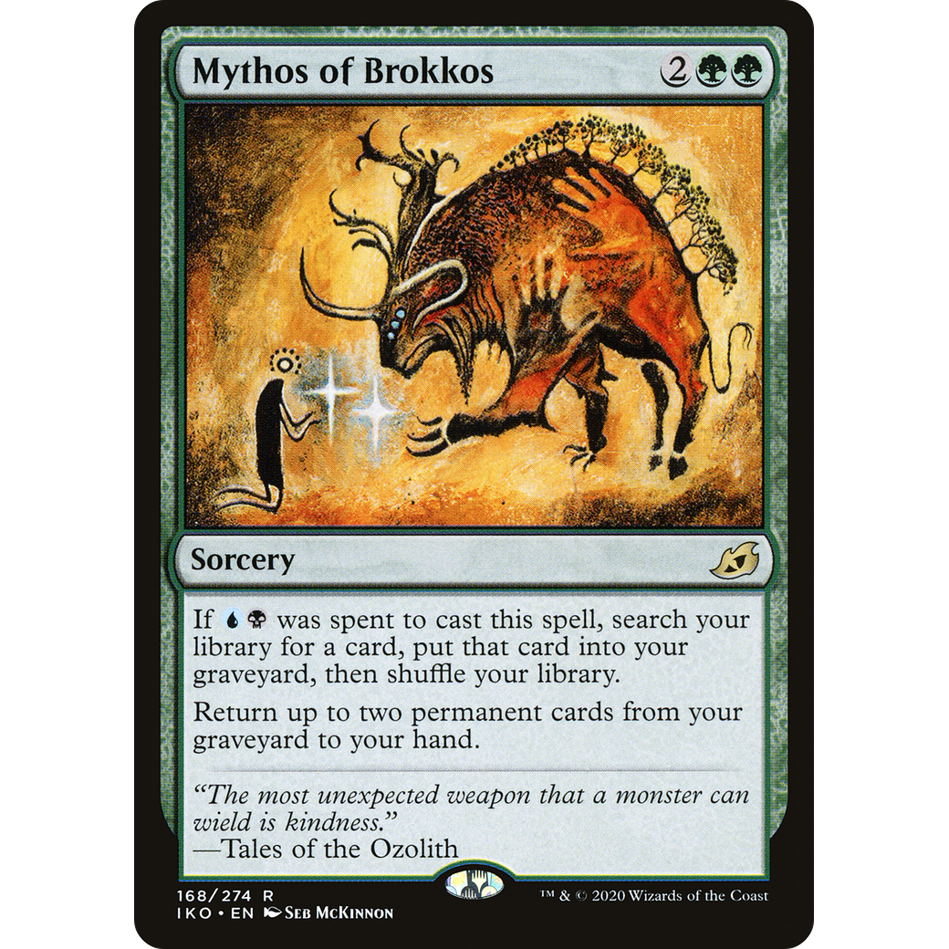Mythos of Brokkos (IKO-168) - Ikoria: Lair of Behemoths Foil