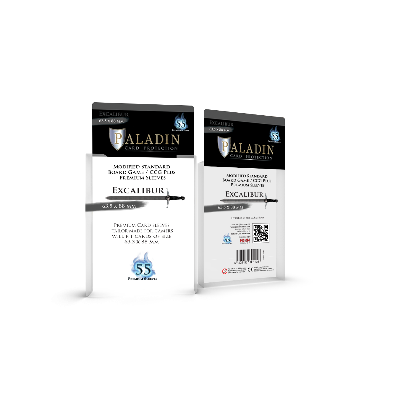 Paladin Card Protectors - Clear Gloss Regular Size: Baldur – 58x108mm