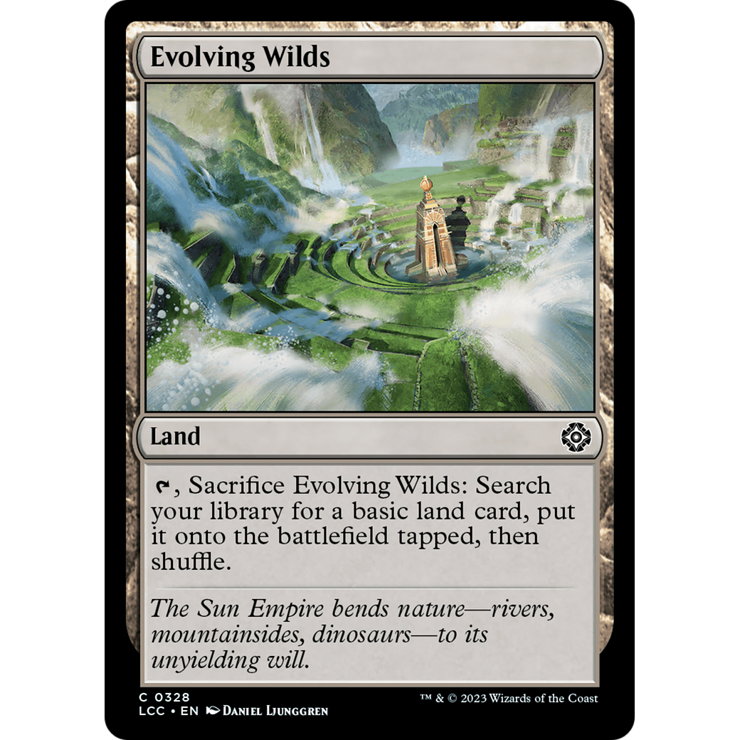 Evolving Wilds (LCC-328) - The Lost Caverns of Ixalan Commander