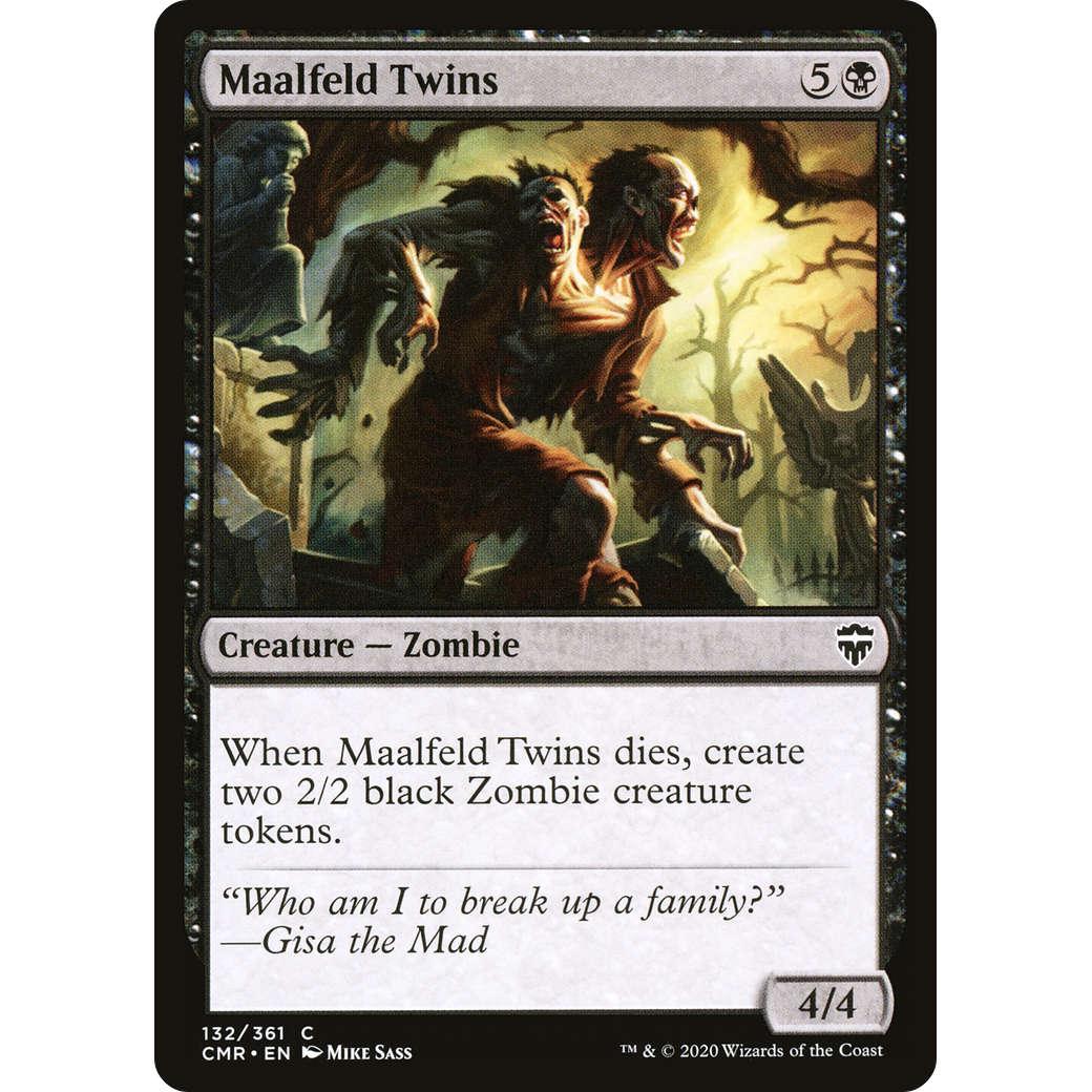 Maalfeld Twins (CMR-132) - Commander Legends Foil