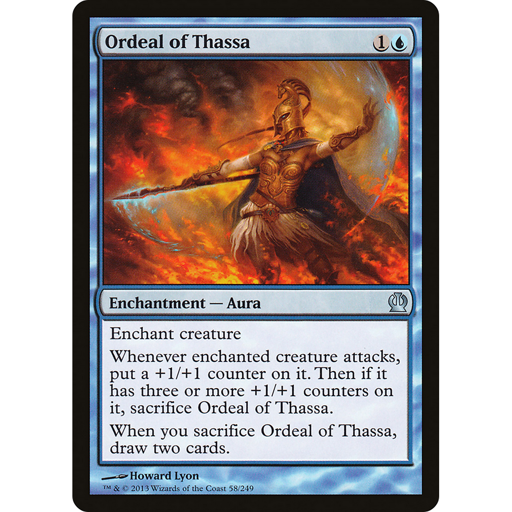 Ordeal of Thassa (THS-058) - Theros Foil
