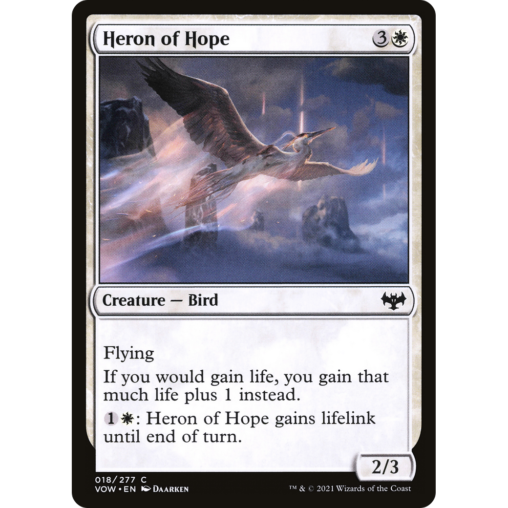Heron of Hope (VOW-018) - Innistrad: Crimson Vow Foil
