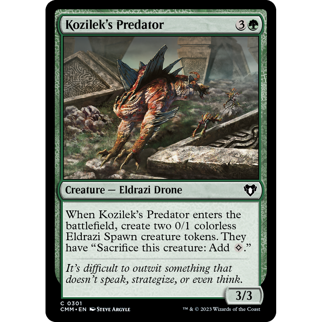 Kozilek's Predator (CMM-301) - Commander Masters Foil