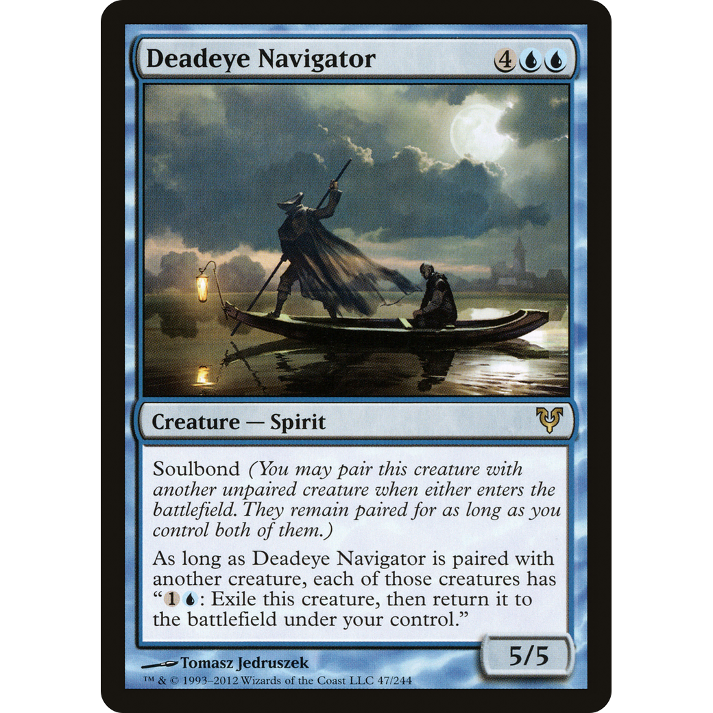 Deadeye Navigator (AVR-047) - Avacyn Restored