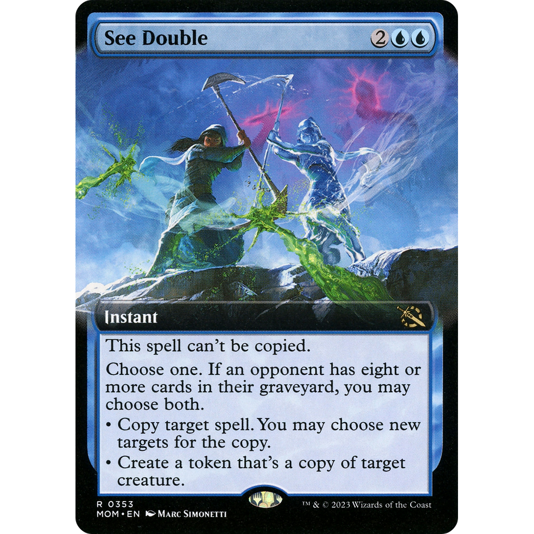 See Double (MOM-353) - March of the Machine: (Extended Art) Foil