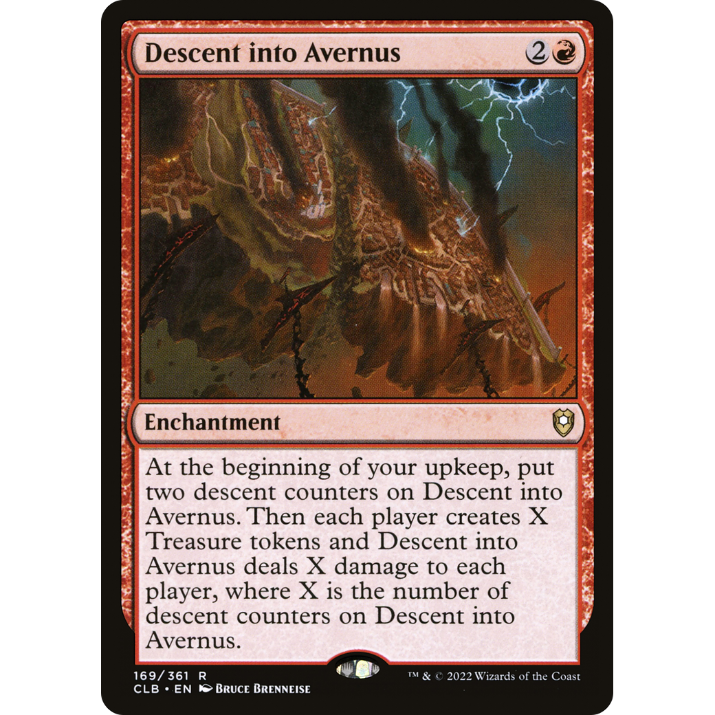 Descent into Avernus (CLB-169) - Commander Legends: Battle for Baldur's Gate Foil